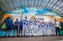 Старт эстафеты огня игр «Дети Азии» в Чугуевке дали в ледовой арене «Олимп»