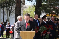 Выступление главы Чугуевского муниципального района на митинге в честь Дня Победы в Великой Отечественной войне 1941 – 1945 гг.