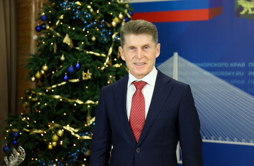 Поздравление Губернатора Приморского края Олега Кожемяко с Новым годом
