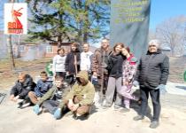 Волонтеры в селе Самарка провели субботник